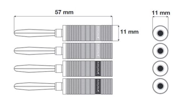 Banana Plugs für HiFi Lautsprecherkabel