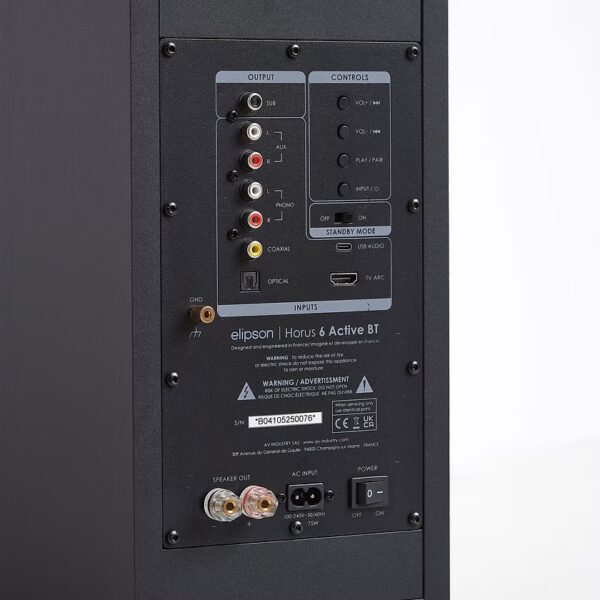 Elipson Horus 6b - Connector view