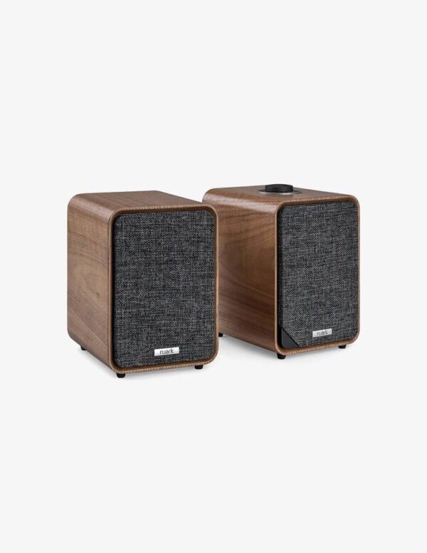 Ruark MR1 Mk3 walnut pair view