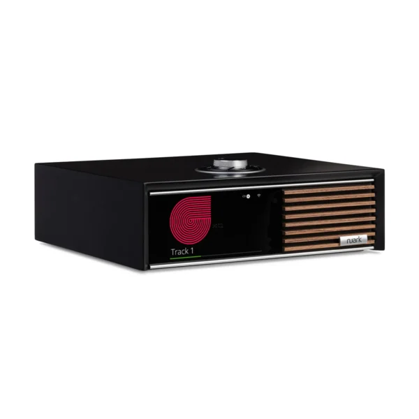 Ruark R610 Music Console Charcoal Frontansicht mit TFT-Display